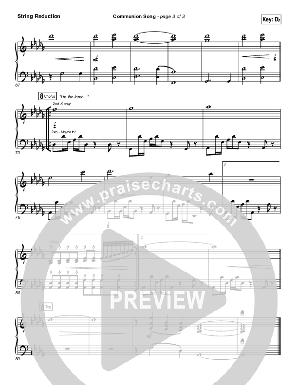 Communion Song String Pack (Jonathan Stockstill / Bethany Music / Nicole Binion / BJ Putnam)