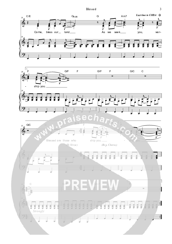 Blessed Piano/Vocal (SAT) (Dennis Prince / Nolene Prince)
