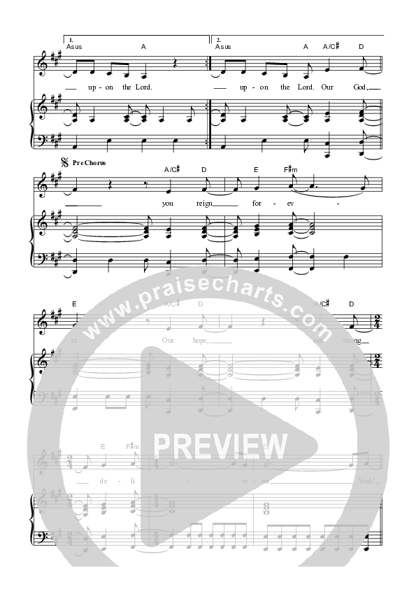 Everlasting God Piano/Vocal (SAT) (Dennis Prince / Nolene Prince)