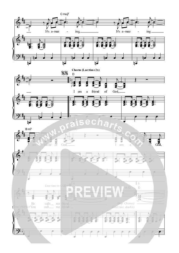 Friend Of God Piano/Vocal (SAT) (Dennis Prince / Nolene Prince)