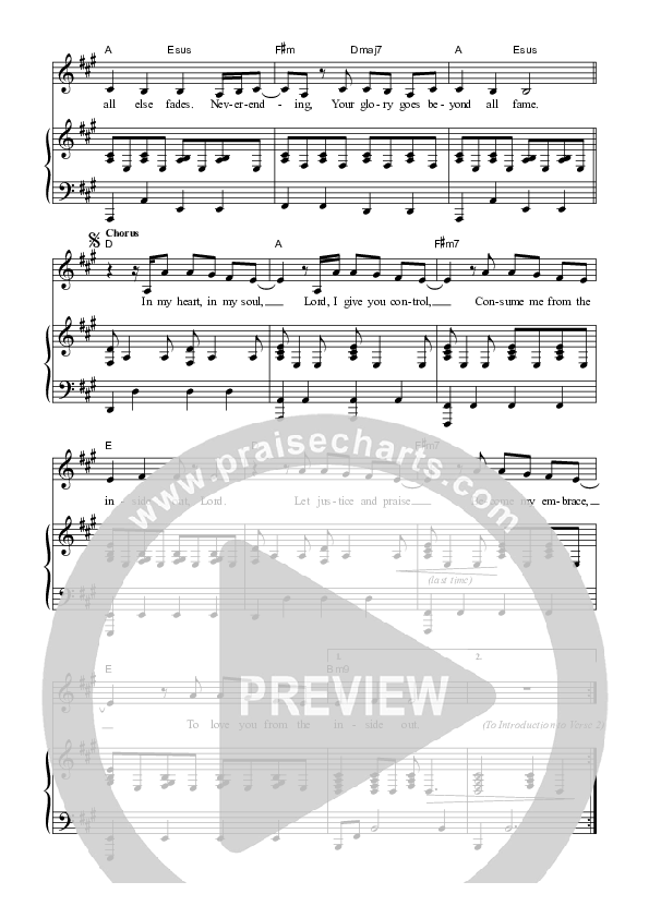 From The Inside Out Piano/Vocal (SAT) (Dennis Prince / Nolene Prince)