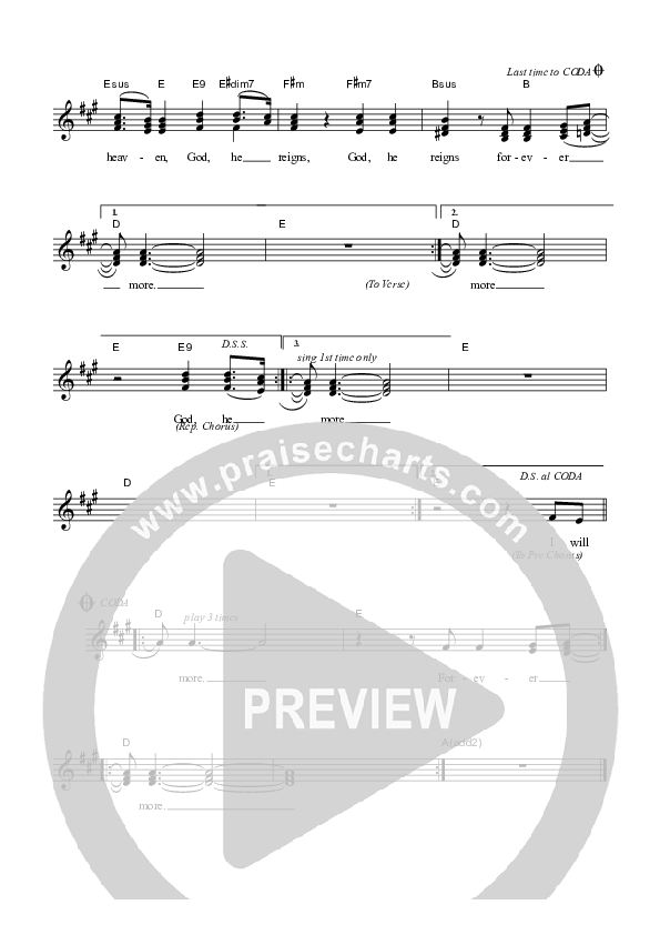 God He Reigns Piano/Vocal & Lead (Dennis Prince / Nolene Prince)