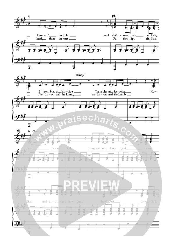 How Great Is Our God Piano/Vocal (SAT) (Dennis Prince / Nolene Prince)