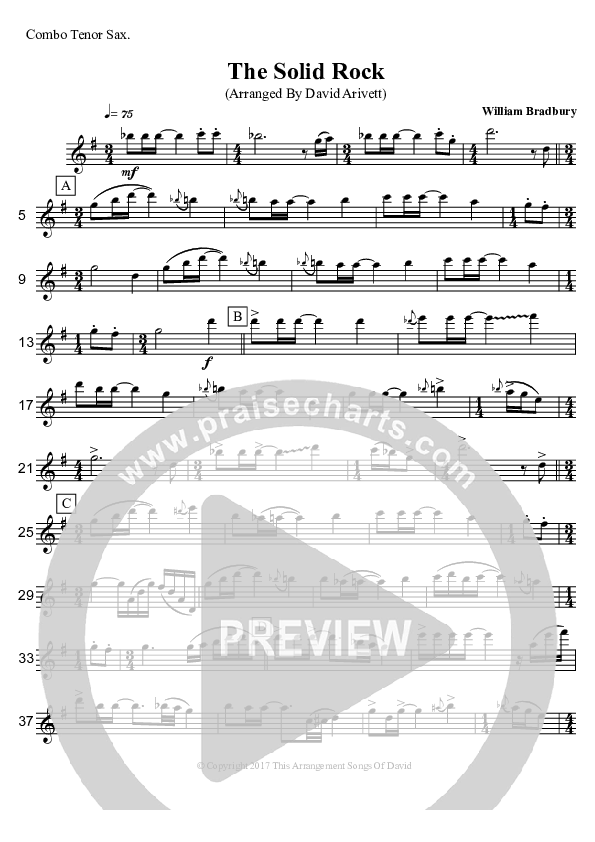 The Solid Rock Tenor Sax 2 (David Arivett)