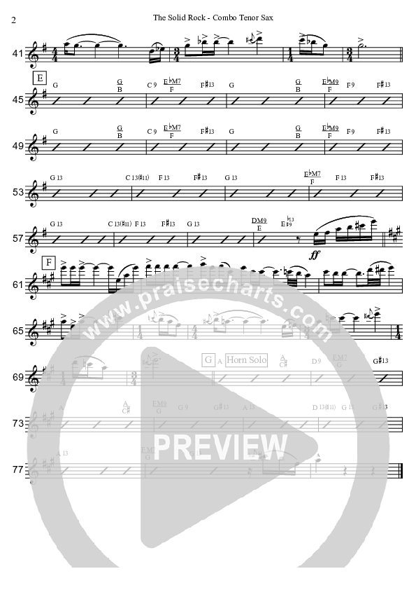 The Solid Rock Tenor Sax 2 (David Arivett)