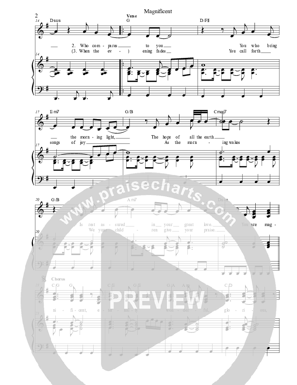 Magnificent Piano/Vocal (SAT) (Dennis Prince / Nolene Prince)