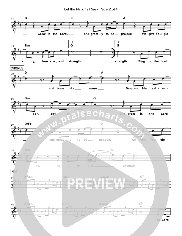 Let The Nations Rise Lead & Piano (Christ For The Nations / Gabriel Alfred)