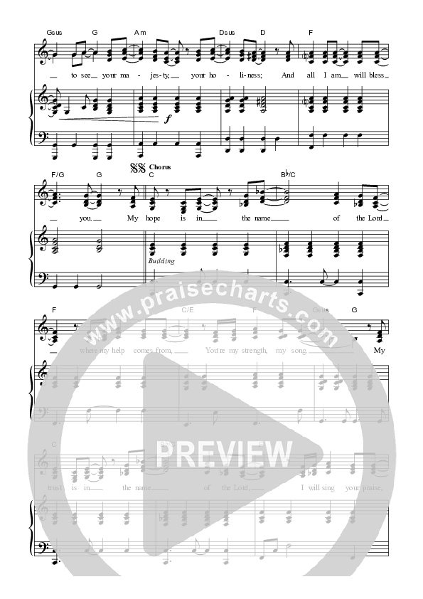 My Hope Piano/Vocal (SAT) (Dennis Prince / Nolene Prince)