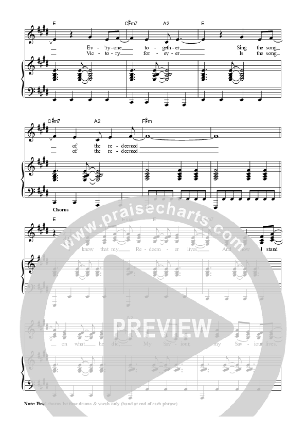 My Savior Lives Piano/Vocal (SAT) (Dennis Prince / Nolene Prince)