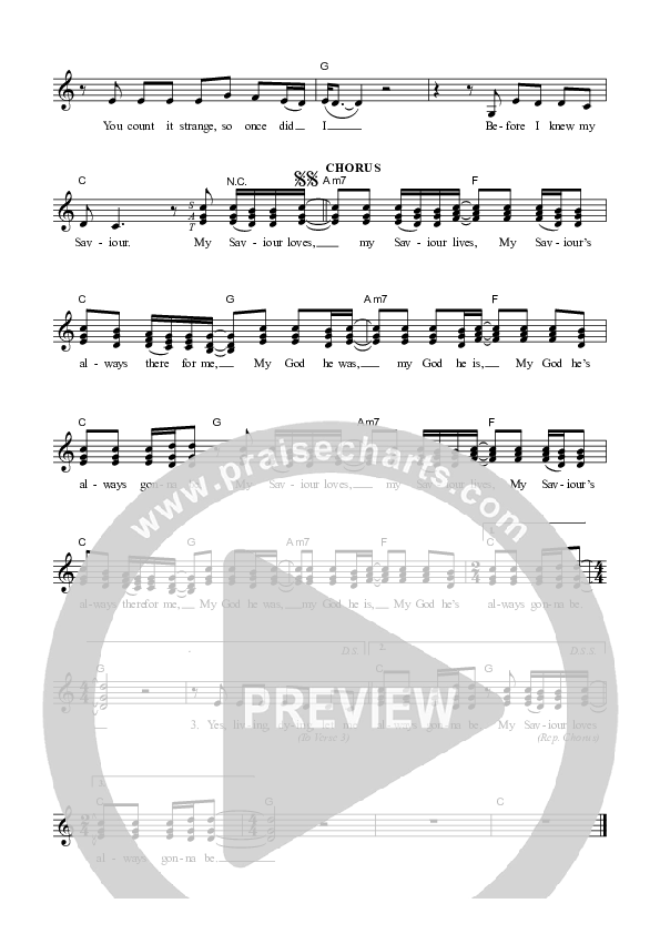 My Savior My God Lead Sheet (SAT) (Dennis Prince / Nolene Prince)