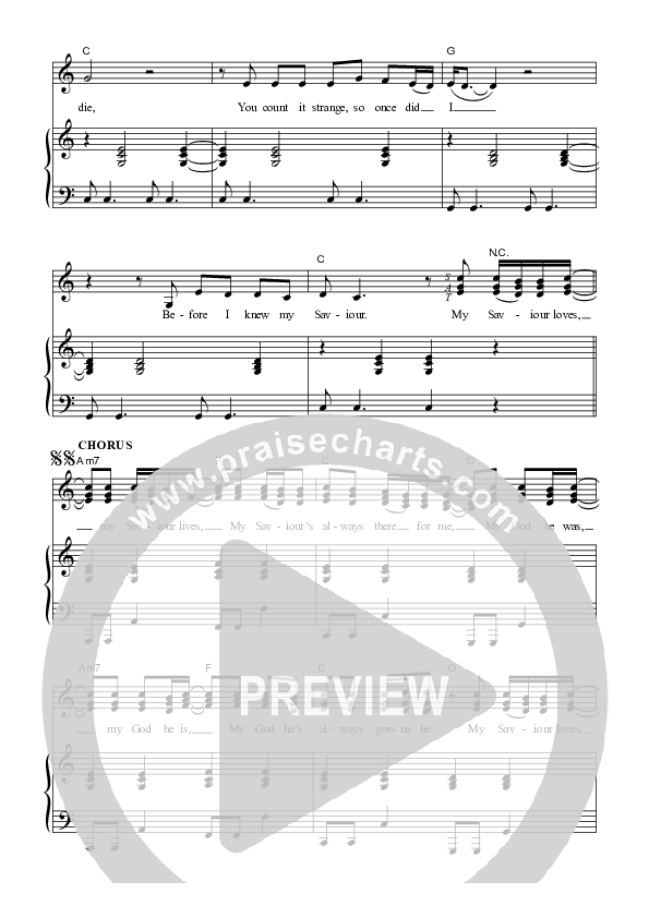 My Savior My God Piano/Vocal (SAT) (Dennis Prince / Nolene Prince)