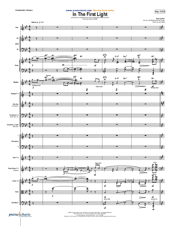 In The First Light Conductor's Score (Travis Cottrell)