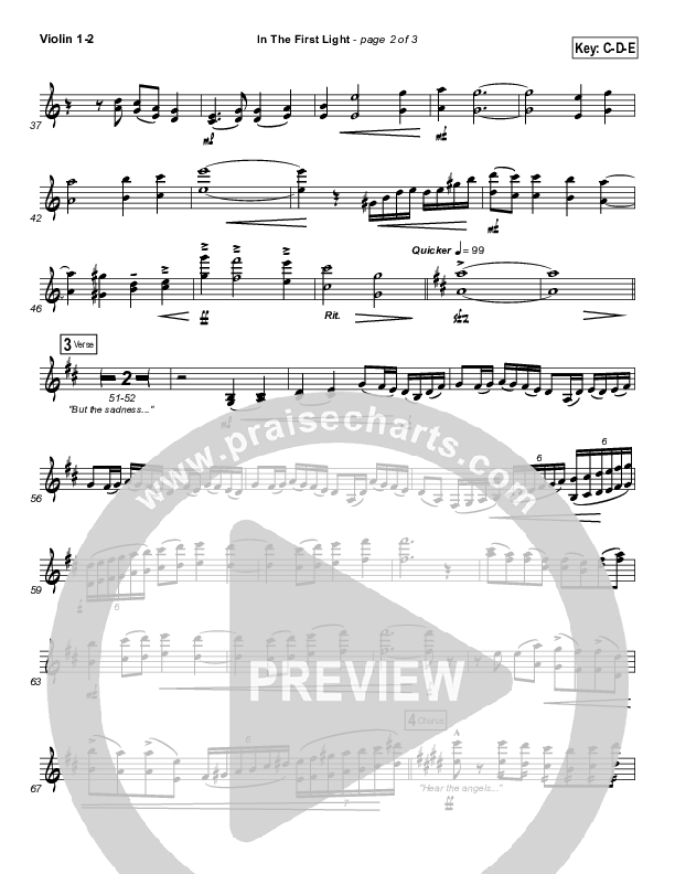 In The First Light Violin 1/2 (Travis Cottrell)