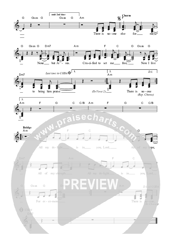 None But Jesus Piano/Vocal & Lead (Dennis Prince / Nolene Prince)