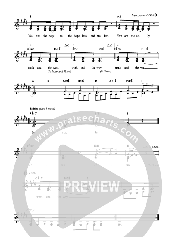 No Sweeter Name Lead Sheet (SAT) (Dennis Prince / Nolene Prince)
