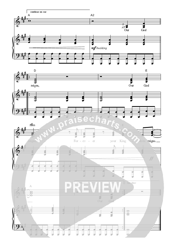 Our God Reigns Piano/Vocal (SAT) (Dennis Prince / Nolene Prince)