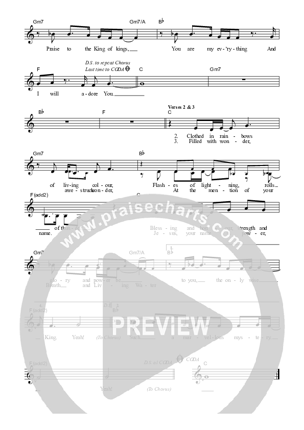 Revelation Song Lead Sheet (SAT) (Dennis Prince / Nolene Prince)