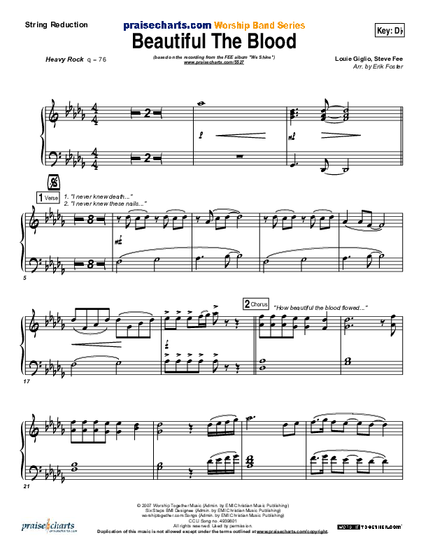 Beautiful The Blood Synth Strings (FEE Band)