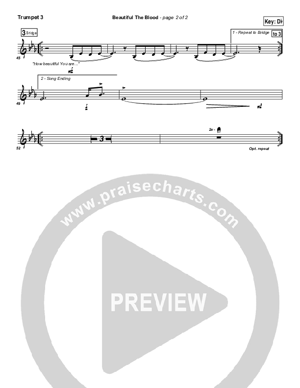 Beautiful The Blood Trumpet 3 (FEE Band)