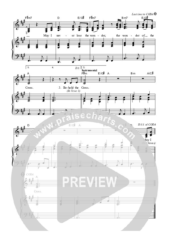 The Wonder Of The Cross Piano/Vocal (SAT) (Dennis Prince / Nolene Prince)