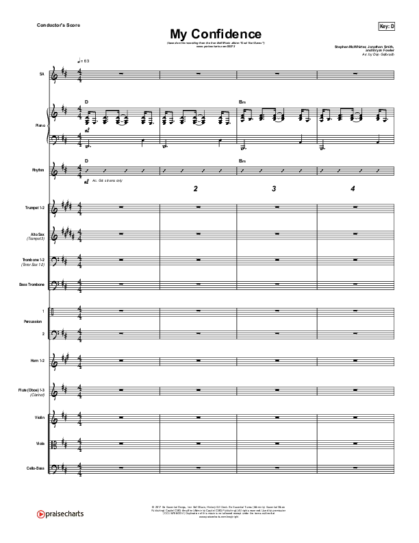 My Confidence Conductor's Score (Iron Bell Music)