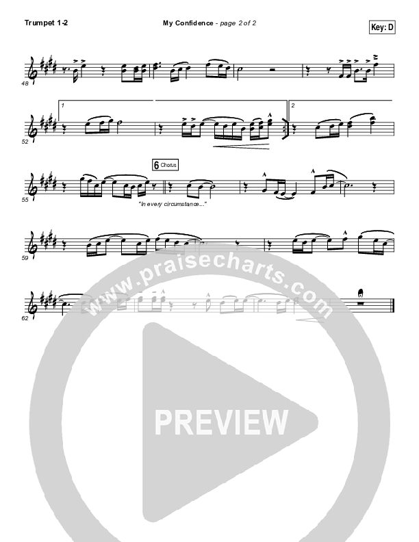 My Confidence Trumpet 1,2 (Iron Bell Music)