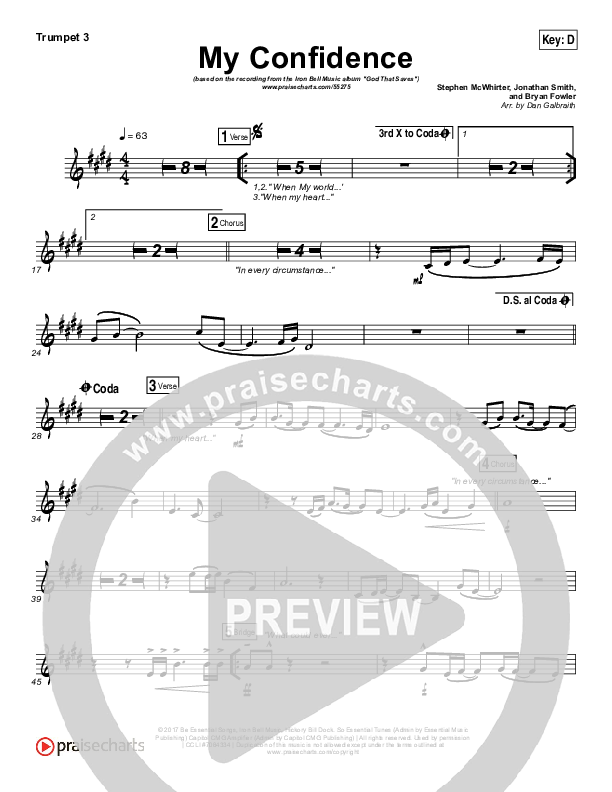 My Confidence Trumpet 3 (Iron Bell Music)