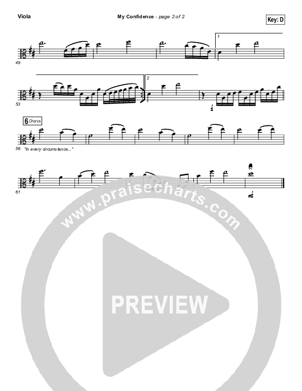 My Confidence Viola (Iron Bell Music)