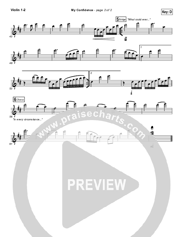 My Confidence Violin 1/2 (Iron Bell Music)