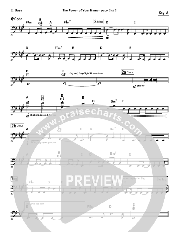 The Power Of Your Name Bass Guitar (Lincoln Brewster)