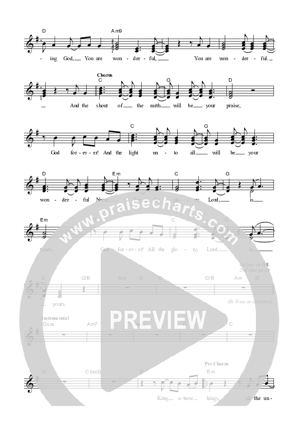 Yours Is The Kingdom Lead Sheet (SAT) (Dennis Prince / Nolene Prince)