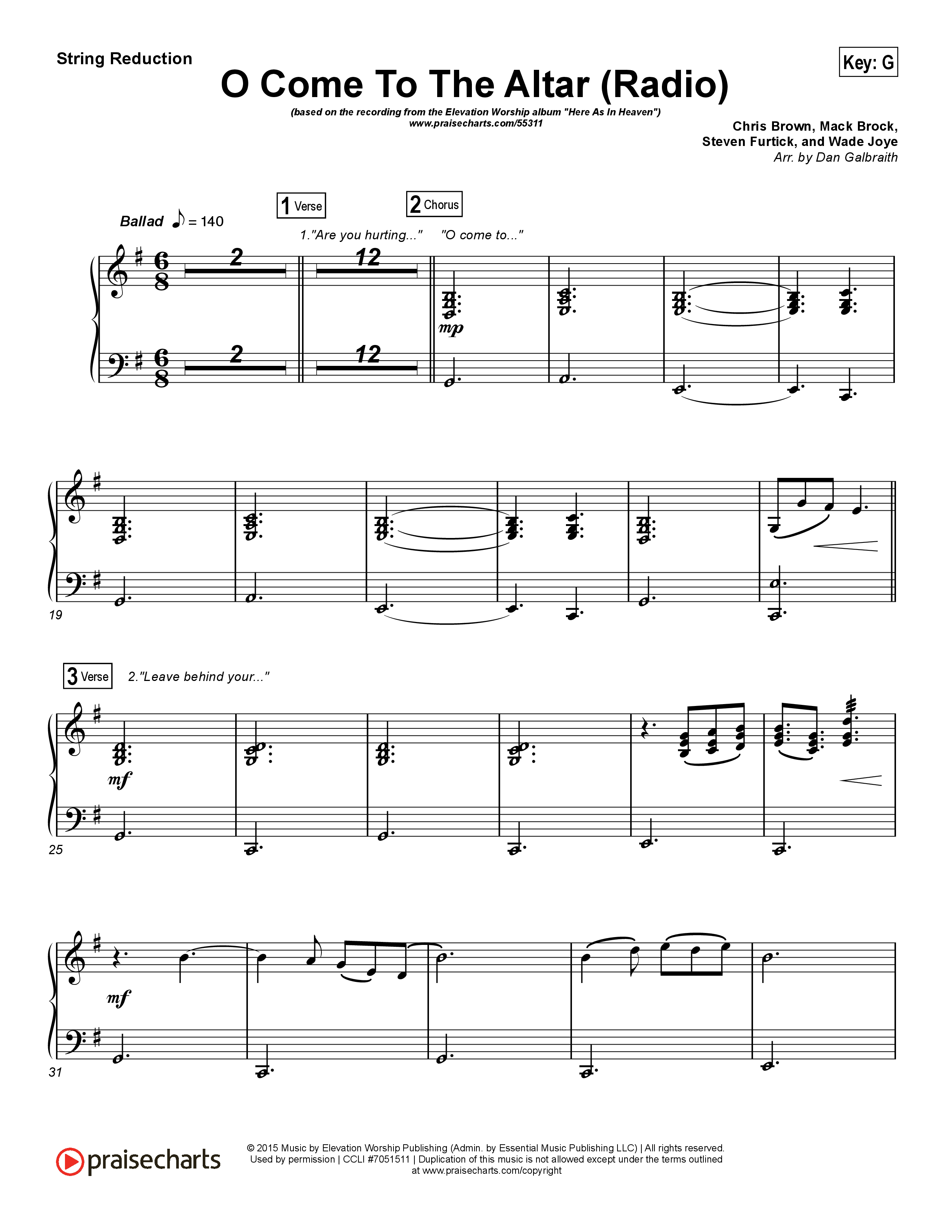 O Come To The Altar (Radio) String Reduction (Elevation Worship)