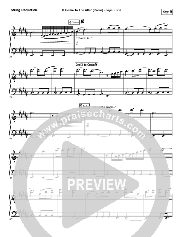 O Come To The Altar (Radio) Synth Strings (Elevation Worship)