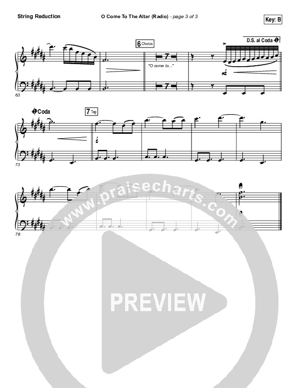 O Come To The Altar (Radio) Synth Strings (Elevation Worship)