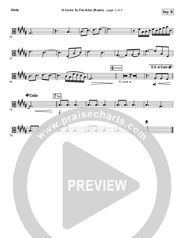 O Come To The Altar (Radio) Viola (Elevation Worship)