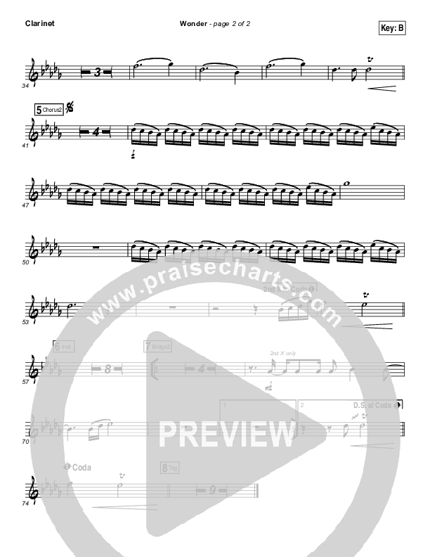 Wonder Clarinet (Hillsong UNITED)