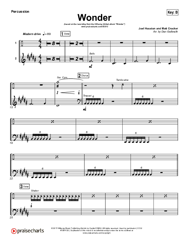 Wonder Percussion (Hillsong UNITED)
