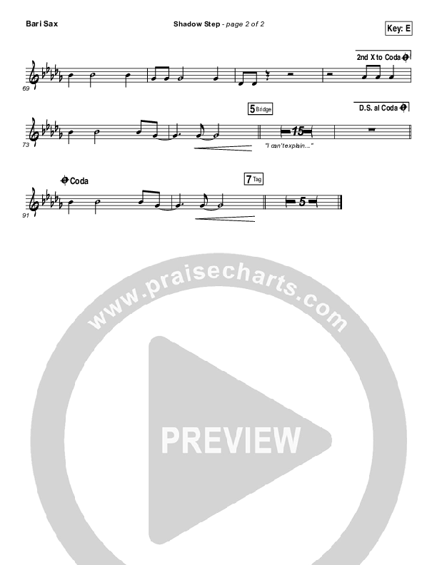 Shadow Step Bari Sax (Hillsong UNITED)