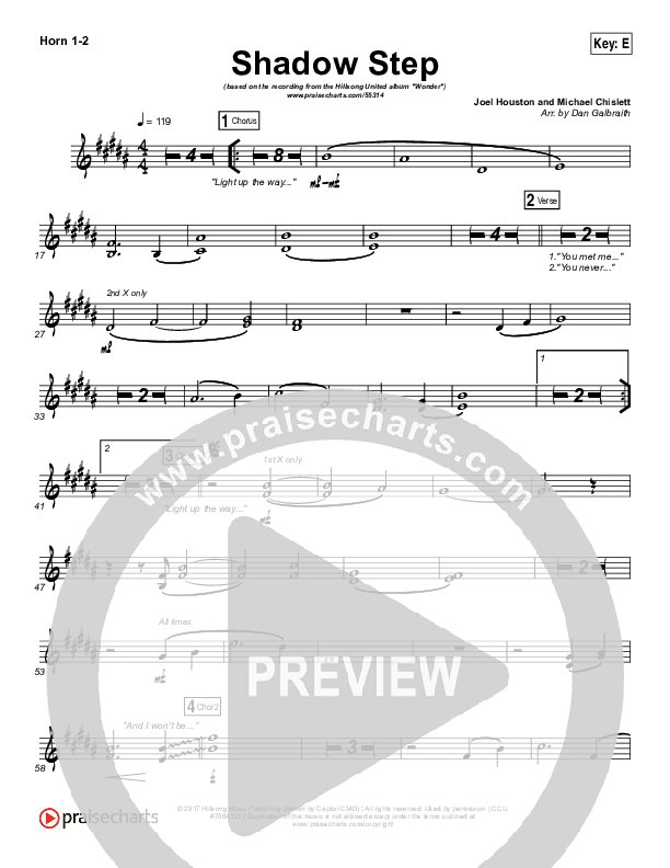 Shadow Step French Horn 1/2 (Hillsong UNITED)