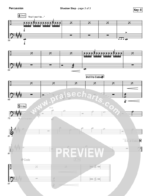 Shadow Step Percussion (Hillsong UNITED)