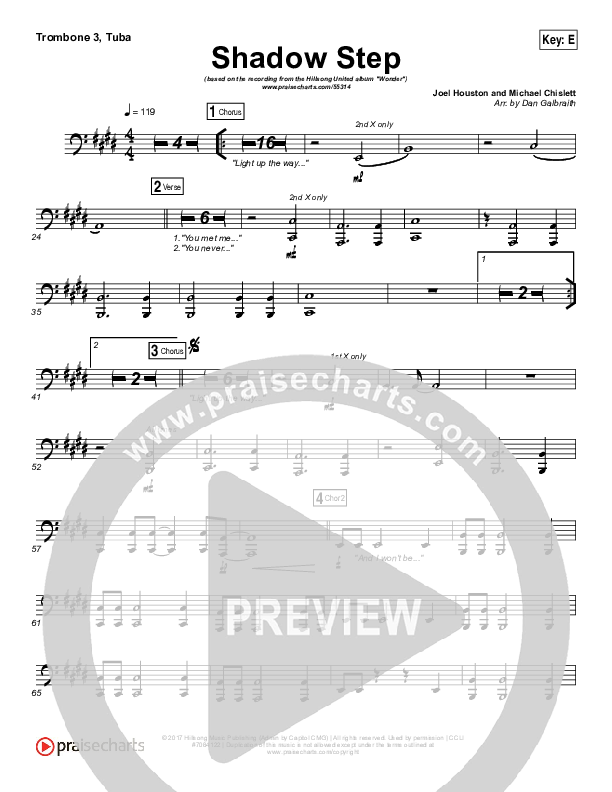 Shadow Step Trombone 3/Tuba (Hillsong UNITED)