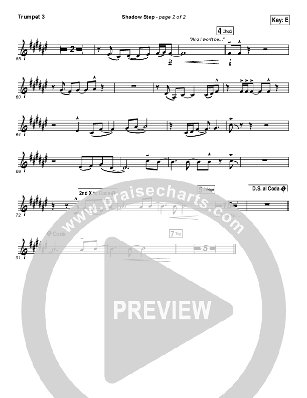 Shadow Step Trumpet 3 (Hillsong UNITED)