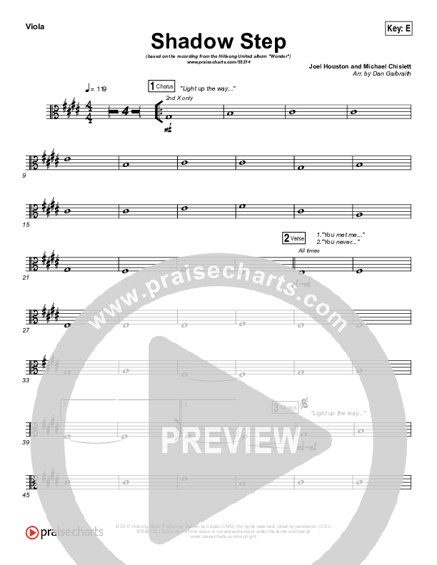 Shadow Step Viola (Hillsong UNITED)