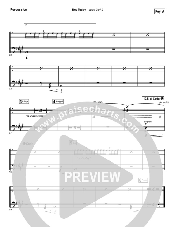 Not Today Percussion (Hillsong UNITED)