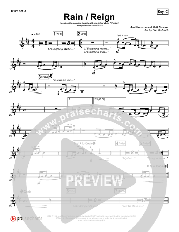 Rain / Reign Trumpet 3 (Hillsong UNITED)