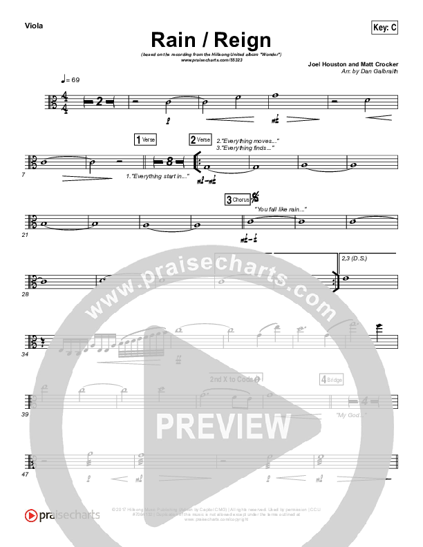 Rain / Reign Viola (Hillsong UNITED)