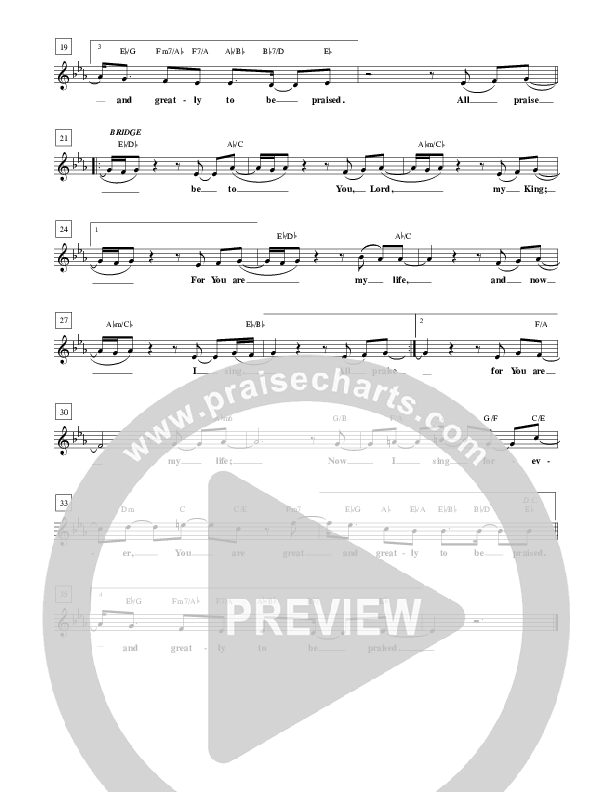 We Lift Our Hands Lead Sheet (Freddy Rodriguez)