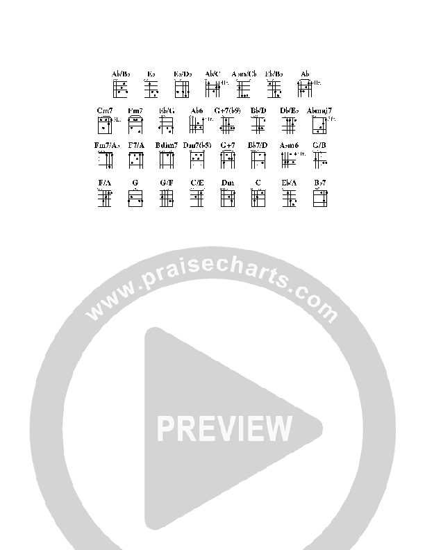 We Lift Our Hands Lead Sheet (Freddy Rodriguez)