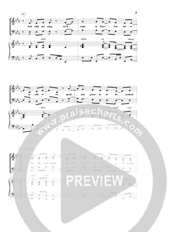 We Lift Our Hands Piano/Vocal (Freddy Rodriguez)