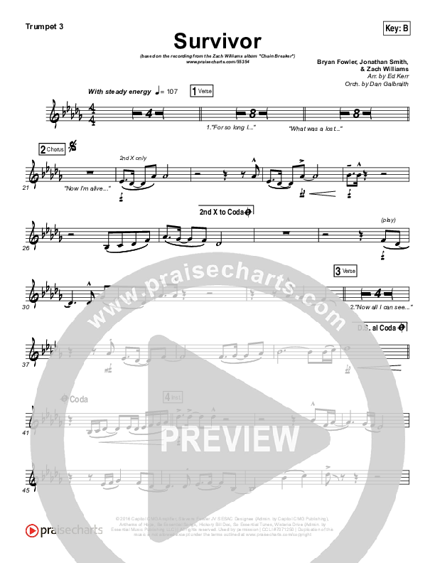 Survivor Trumpet 3 (Zach Williams)